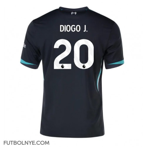 Camiseta Liverpool Diogo Jota #20 Visitante Equipación 2024-25 manga corta